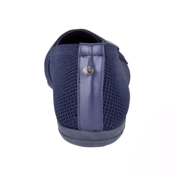 Gloria Vanderbilt Women's 10 Debbie Stretch Knit Flat Lightweight Navy Blue NIB - Picture 4 of 8